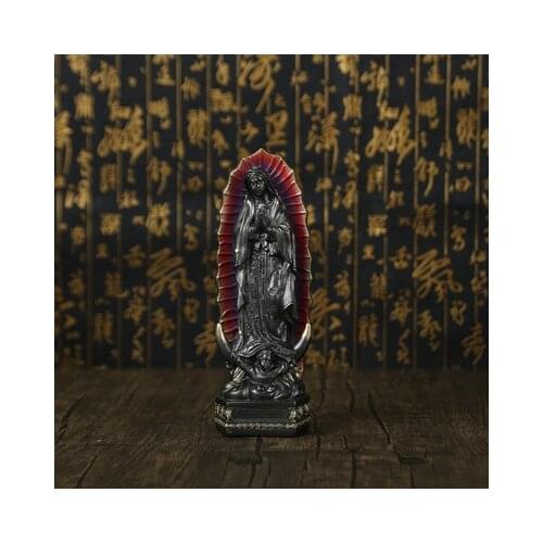 Mexico Virgin Mary Religious Church Decoration Christ Home Tattoo Shop Decoration Resin Decoration Gift
