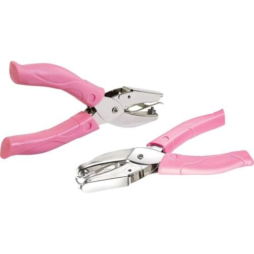 Heart Circle Hole Punch Paper Punch Hand-held Single Hole Punch for ID Cards PVC Cards Badge Photos Ticket Tags Clothing