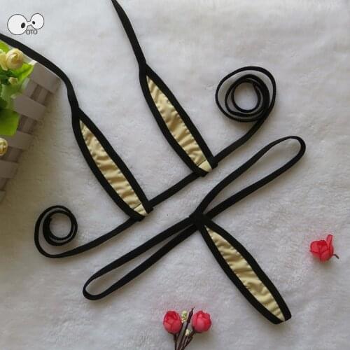 Extreme Micro Bikinis Swimsuit Women 2020 Wild Style Bikini Set Mini Bra Top G-String Thong Swimwear Beach Sunbath Bathing Suit