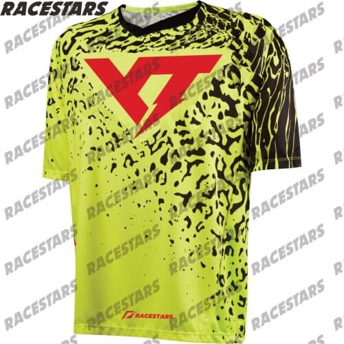 Downhill Mountain Jersey Bike Motorcycle Cycling Wear Short Sleeve Motocross Shirt Ciclismo Clothes Men MTB quick drying Racing