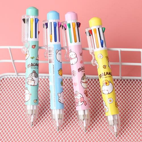Kawaii Japanese Anime Sumikko Gurashi 8 Colored Ballpoint Pen Cute School Office Supplies Stationery Pen Accessories Gift