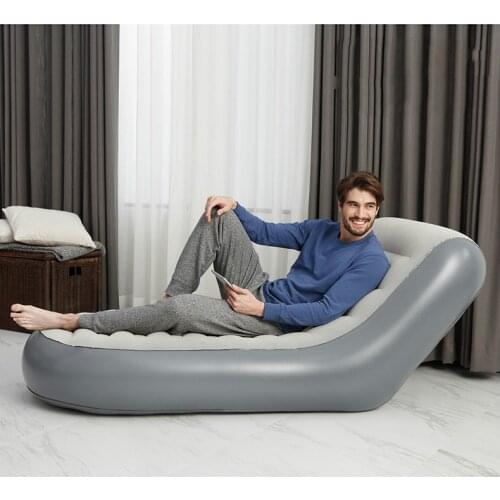 Small apartment bed bedroom sofa single lounge chair inflatable lazy sofa tatami cushion