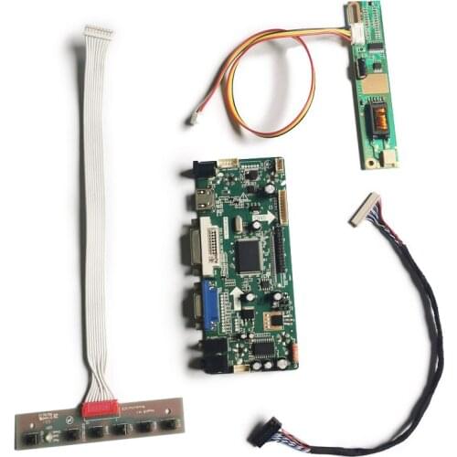 LVDS M.NT68676 1CCFL monitor controller board DIY kit VGA DVI 20 Pin 1024*768 Fit N141X3/N141X5/N141X6/N141X8/N121X4/N121X5
