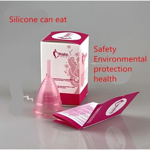 Menstrual cup for women feminine hygiene product medical grade silicone vagina use Menstrual Coupe leakproof cup health care