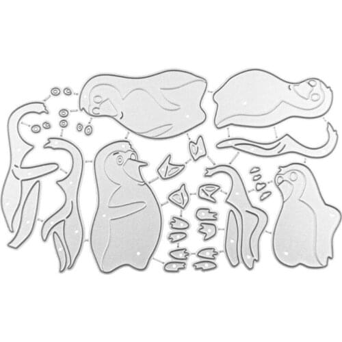 Dog Metal Cutting Dies Stencil Scrapbooking DIY Album Stamp Paper Card Embossing Decor Craft