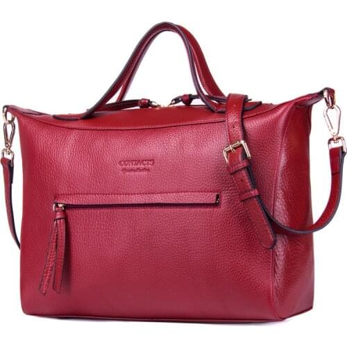 Fashion & Casual Womens Leather Bags Ladies Shoulder messenger Bag Full-Grain Leather Handbags
