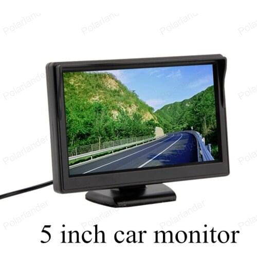 5 inch 800x480 TFT digital color LCD display car monitor reverse rearview security monitor for parking assistance camera