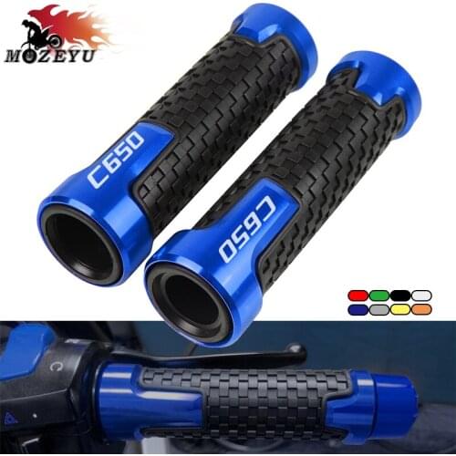 Motorcycle 7/8"22mm Handlebar Grip Handle Bar Motorbike Hand Grips For BMW C650 C 650 C650 C650GT C650 Sport 2015-2019 2018 2017