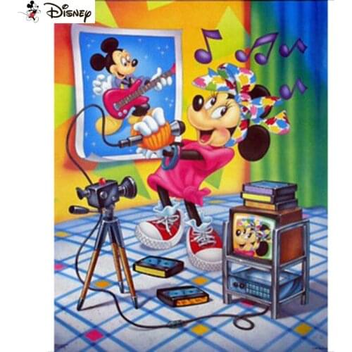 Disney 5D Diamond Embroidery Needlework Kit "Cartoon Mickey Mouse" Diy Diamond Painting Cross Stitch Home Decoration Gift A30976