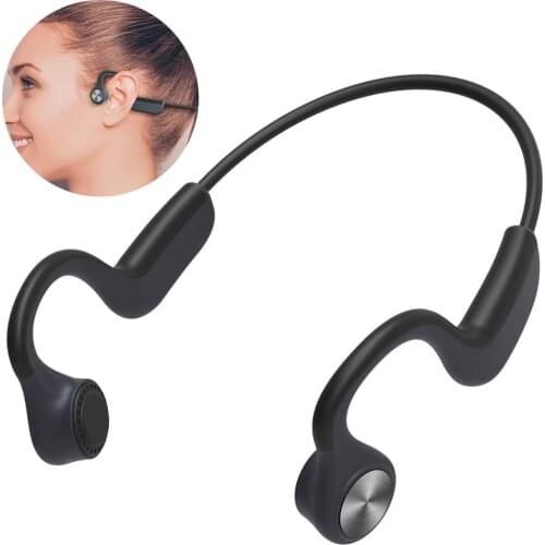 Bone Conduction Headphones Open Ear with Microphone Wireless Bluetooth 5.0 Sports Headsets for Jogging Running Sports and Fitnes