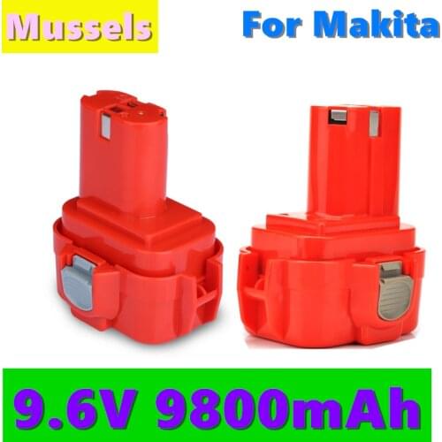 New 9.6V 9800mAh NI-CD Rechargeable Battery Pack Power Tool Battery Cordless Drill for Makita 9120 9122 PA09 6207D Ni-CD Bateria