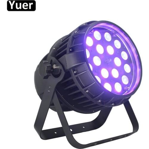 New RGBW LED 4IN1 Waterproof Zoom Par Light 18X10W DMX512 DJ Disco Light 10-60 Degrees Party Club Wedding Stage Zoom Par Lights