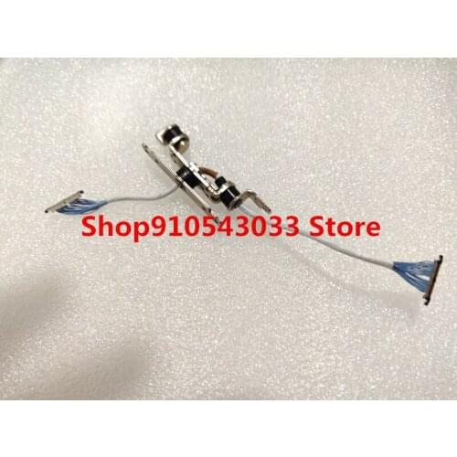 90%New flip LCD hinge connected Shaft with flex cable repair Parts for Canon 80D SLR