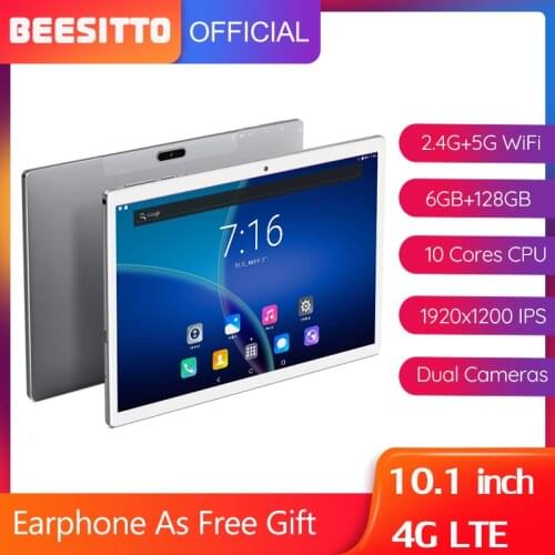 10.1'' Android Tablet PC X30L 6GB RAM 128GB ROM 10 Core Mali-T880MP4 GPU 1920*1200 IPS 13MP Camera 4G Phone Call WiFi GPS