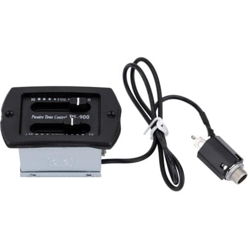 PS-900 New 2 Band EQ Guitar Passive Volume & Tone Control + Piezo Pickup