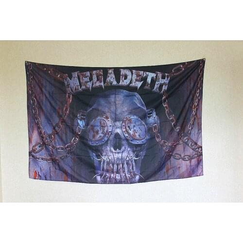 Retro Reggae Hip Hop Flag Banner Rock Band Heavy Metal Music Posters Wall Hanging Tapestry Mural Home Indoor Decoration C4