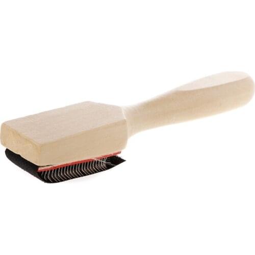 M4YC Wood Suede Wire Cleaners Dance Shoes Cleaning Brush For Footwear