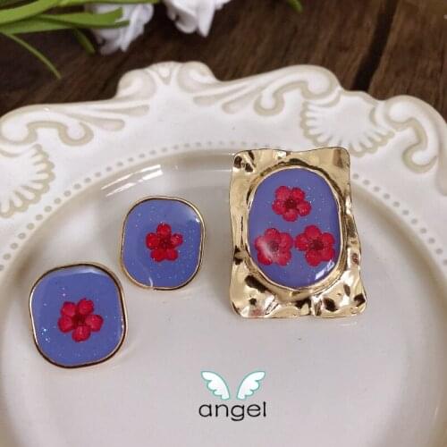 Vintage flower brooch court suit elegant French temperament Baroque