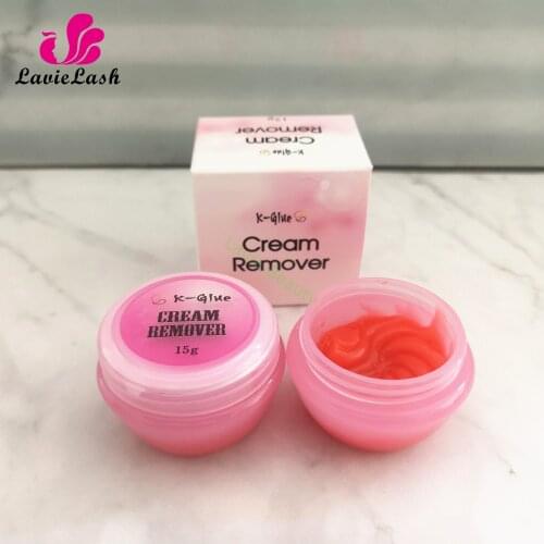 10 pcs original korea K-glue Cream Remover 15g Women Fake Eyelash Extensions Glue Remover Cream no stimulation Remove Gel Cream