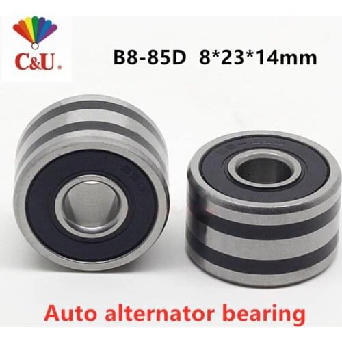 20pcs Original C&U high speed Auto motor bearing ABEC-5 SAEC608×3-2RS 8*23*14 mm B8-85D Automotive alternator bearings 8x23x14