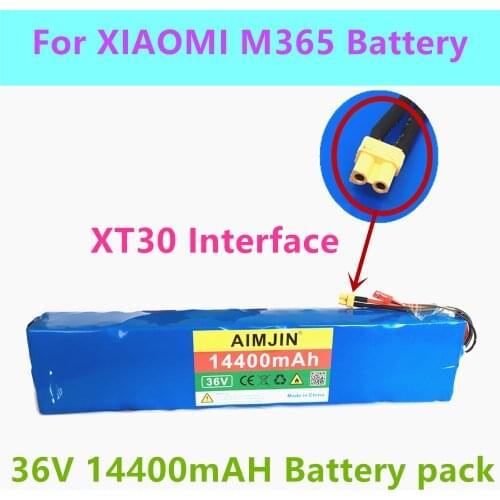 Xiaomi m365 Pro special 10s3p 36V 14.4ah battery pack 36V is suitable for electric bicycle battery scooter with BMS
