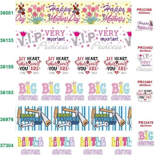 Free shipping characters printed grosgrain ribbon 36081