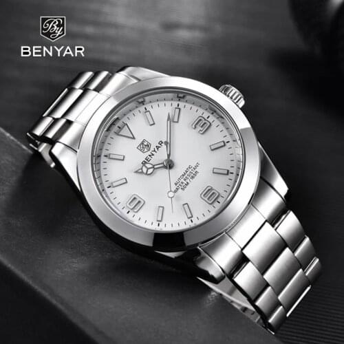 BENYAR Design 2021 New Top Fashion Business Mens Automatic Mechanical Watches Multifunctional Waterproof Luminous Pointer Watch