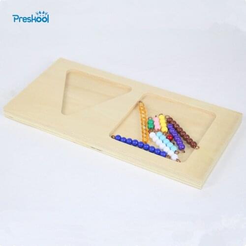 Baby Toy Montessori Colorful Beads Board Math Toys Early Childhood Education Preschool Training Learning Toys
