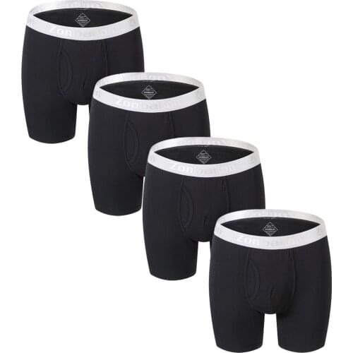 Mens Underwear Shorts Man Boxers Set Sexy For Male Flat Angle Pants Solid Color Black Mens Panties Men Boxer Underwear