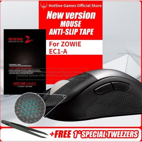 Hotline Games Mouse Anti-Slip Tape for ZOWIE EC1-A EC1A Mouse Sweat Resistant Pads Mouse Side Anti-Slip Stickers Mouse Skates