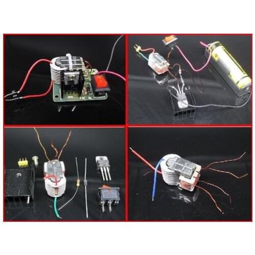 DC Inverter boost High Voltage Transformer Inverter Arc Generator Ignition Coil Module 15KV diy kits