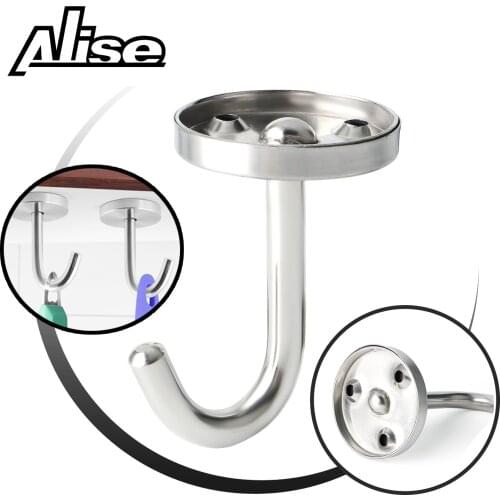 Stainless steel U-shaped ceiling decoration hook fastener wall hook for hanging fan yoga swing hammock Light Chandelier Hardware