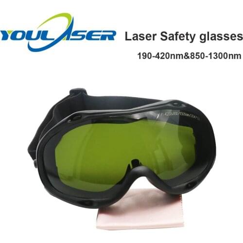 1064nm Laser Safety Goggles Sled Goggles 190-420 & 850-1300nm OD4+ Wavelength Protective Glasses Shield SGUF-F-OD6