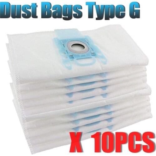 Vacuum Cleaner G 10Pcs/Lots Type G Cloth Dust Bags Typ G fit Bosch Siemens BSGL3126GB BSG6 BSG7 GL30 Pro Energy Hoover Bag
