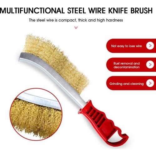 Grill Cleaner BBQ Grill Barbecue Kit Cleaning Brush Steel Wire Brush Cleaning Tools Grills Picnics Barbecue Tools Kitchen Gadget