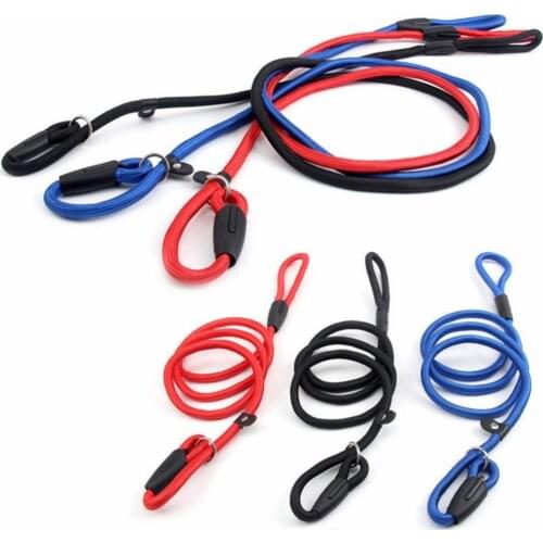 High Quality Pet Dog Leash Rope Nylon Adjustable Training Lead Pet Dog Leash Dog Strap Rope Traction Dog Harness Collar Leaders