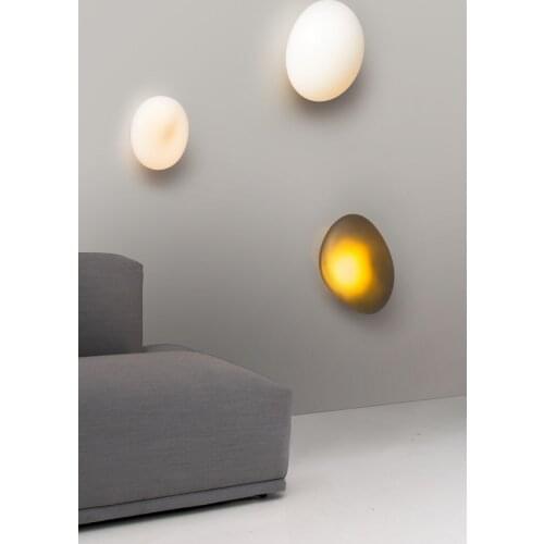 Nordic Wall lamps Modern sconce wall light fixture Stairway LED Light In Post-modern Rustic Antique Edison Glass Spherical Shape