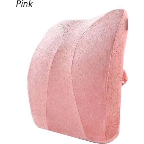 Chairs Home Office Relieve Pain Back Cushion Ergonomic Design Lumbar Support ChristmasBamboo Charcoal Memory Foam Waist Cushion