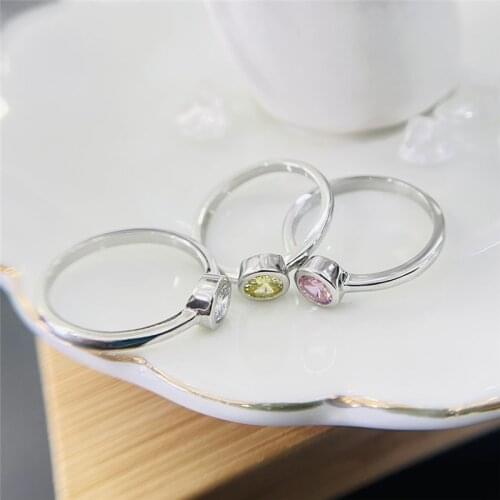 Tifcojew Rings With Crystals