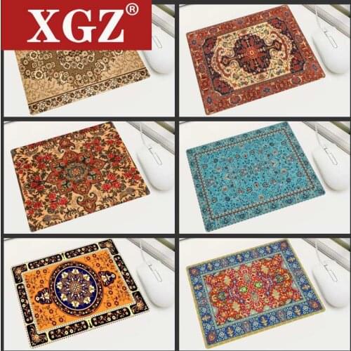 XGZ Russia Japan Free Shipping Small Size Persian Carpet Pattern Mouse Pad Home Office Computer Player Game Notebook MousePad