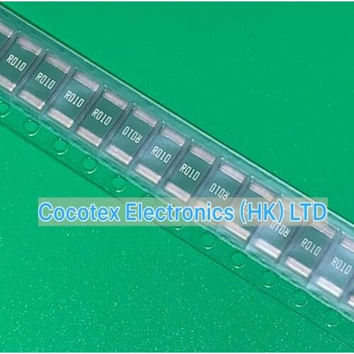 10pcs/lot LR2512-22R010F4 SMD2512 R010 LR 2512-22 R010F4 SMD METAL ALLOY LOW-VALUE RESISTORS LR251222R010F4