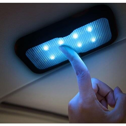 2 Modes Car Reading Light Car-styling Car Interior Light 1PCS Universal USB Charging Magnet Dome Light Vehicle Roof Ceiling Lamp