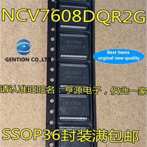 10Pcs NCV7608DQR2G NCV7608 SSOP-36 Semi Jiao driver chip in stock 100% new and original