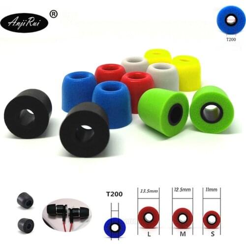 T200 caliber ear pads/cover memory sponge style for in-ear style earphone tips foam ear for KZ zst/Ostry/KC09 ears/xiaomi mi