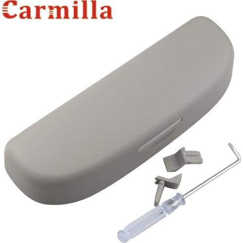 Carmilla Car Sunglasses Box Glasses Holder Case Storage for Volkswagen VW Tharu Tarek 2019 2020 2021 Parts Accessories