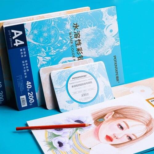 200g/m2 Thicken Oily Color pencil Special Paper Water-Soluble Pencil Sketchbook Drawing Paper For Graffiti Student Art Supplies