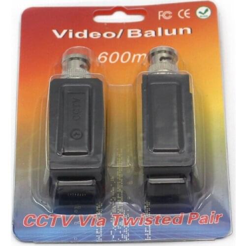 CCTV Via Twisted Pair Standard UTP Cable RJ45 Video Audio Signal Tranmitter Longer Transmission Distance