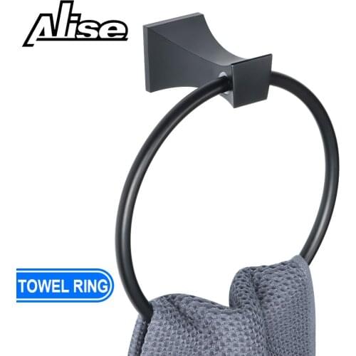 Towel Holder Ring Round Wall Mounted Bathing Towel Rack 304 Stainless Steel Towel Bar Ring Bathroom Accessories