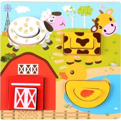 Children DIY Stereo Puzzles Kids Toddler Preschool Learning Education Toys Set Intelligence Develop Toys