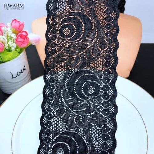 10yard 8cm Elastic Lace Fabric Ribbon Wedding Decoration For Home DIY Sewing Trim Skirt Hat Clothing Women Dress Accessories